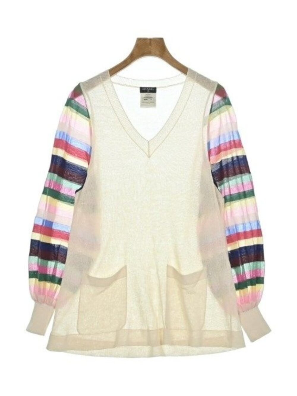 Chanel Knit Sweater Beige